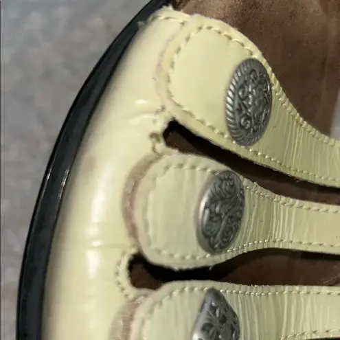 Dansko Cream Sandals with Contoured Footbed