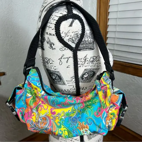 LAUREN Ralph Lauren | Psychedelic Multicolor Paisley Hobo Shoulder Bag Yellow