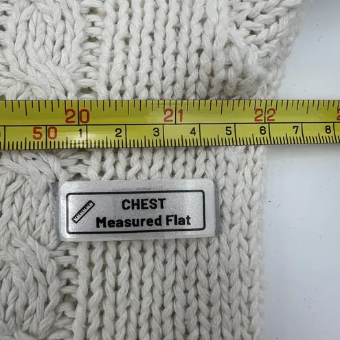 Vintage Christmas Tree Sweater by Tiara White Size M