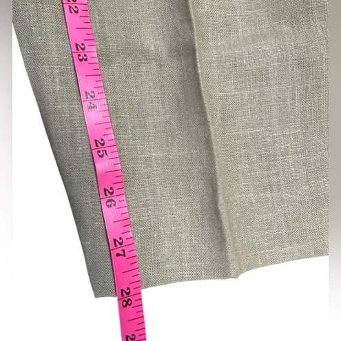 Vintage Women’s Tan 100% Tissue Linen Pants. Size 10. New Condition. Made in USA