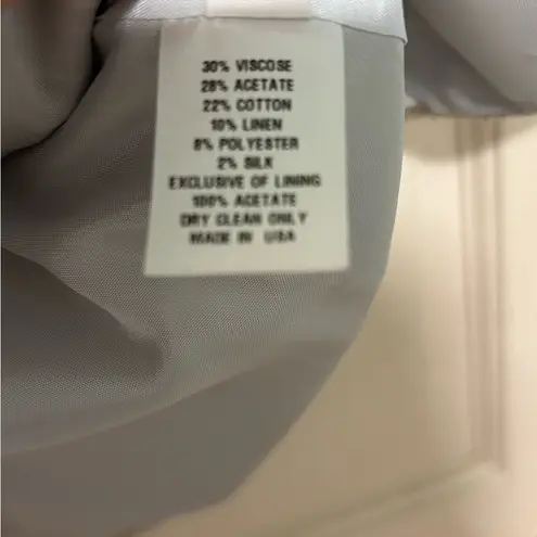 Loeffler Randall Puff Sleeve Metallic Gold Peplum Blouse Size 4 Romantic Femme