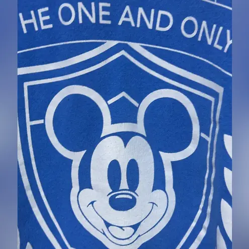 Disney  Women's Original Mickey Graphic Sweatshirt - Blue Large Pre-Owned LA