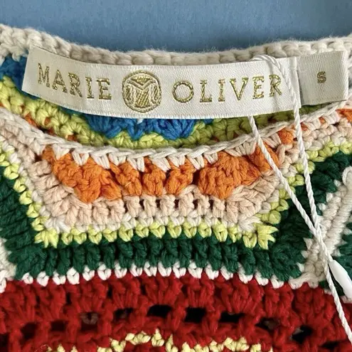Marie Oliver NWT Armory Rainforest Crochet Linen Blend Tank Top