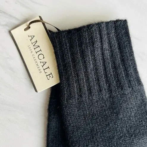 AMICALE Cashmere Touch Screen Tech Knit Gloves, Luxurious, 100%, Black, NWT Black