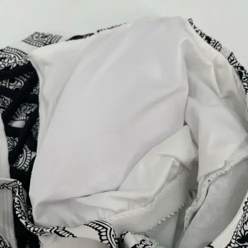 La Blanca Swimsuit Size 18W Oasis Strappy One Piece Mio NWT Paisley B&W Plus