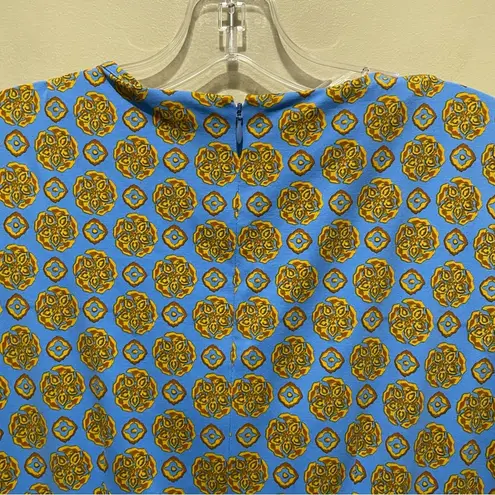 J. McLaughlin medallion floral printed Catalina cloth tulip dress Size XS