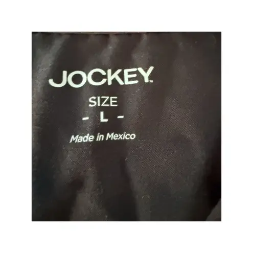 Womens Jockey Scrub Top Shirt Short Sleeve Black Size Large