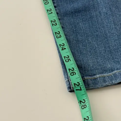 Anthology Sadie Slim Pearl Embellished Sz 24 Womens Denim Jeans Decorative Y2K Blue