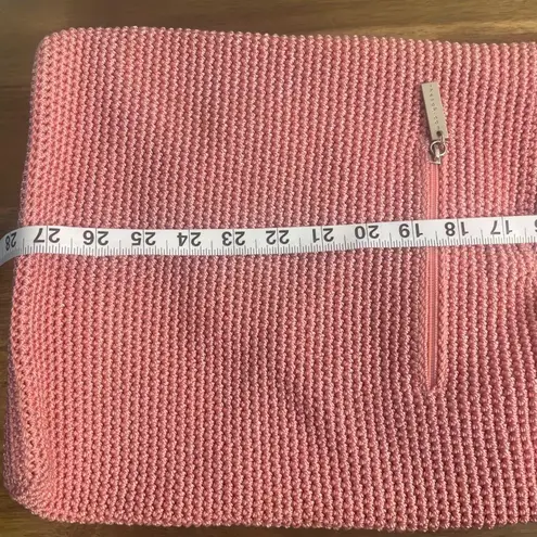 The Sak y2k Pink crochet bag shoulder bag fisherman boho beach knit