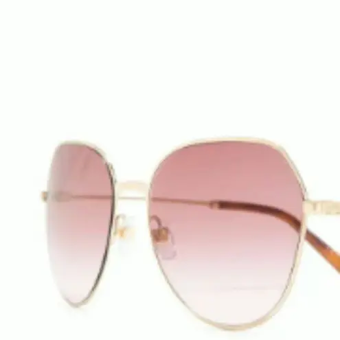 Givenchy 60mm Gradient Sunglasses Gold Pink