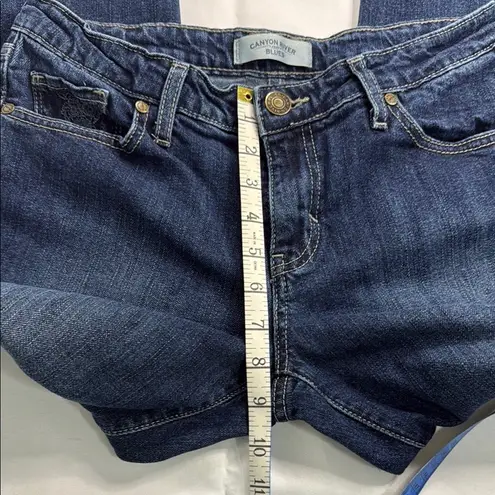 Canyon River Blues Blue Capris Comfortable Fit