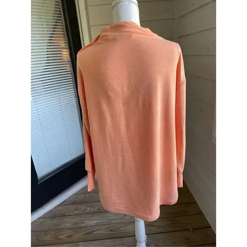 Soft Surroundings Tunic Top Women’s S. Peach/ Pastel Long Sleeve Relaxed Fit