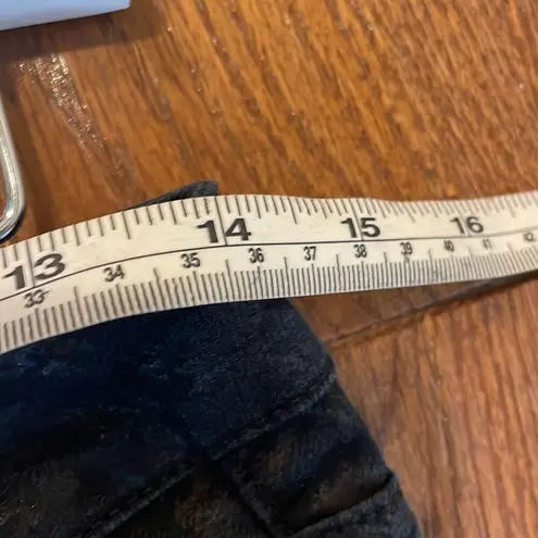 Karen Millen printed metallic black skinny jeans size 6