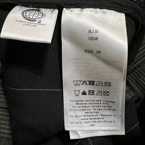 Ganni Gray Glen Plaid Belted Paperbag Kalamata Suiting Shorts Size 38 NWT