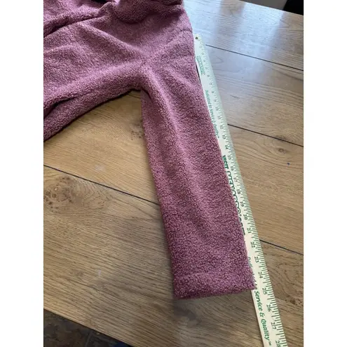 Old Navy  Women Size Medium Jacket Teddy Sherpa Fleece Buttons Winter Preppy City - Image 7