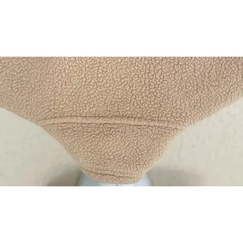 Kari Traa Rothe Fleece Jacket Womens Size XS Printed Oat Full Zip Midlayer Thick Tan