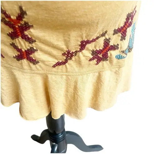 Johnny Was JWLA Tunic Top Women Size S Embroidered Southwest Aztec Boho Western