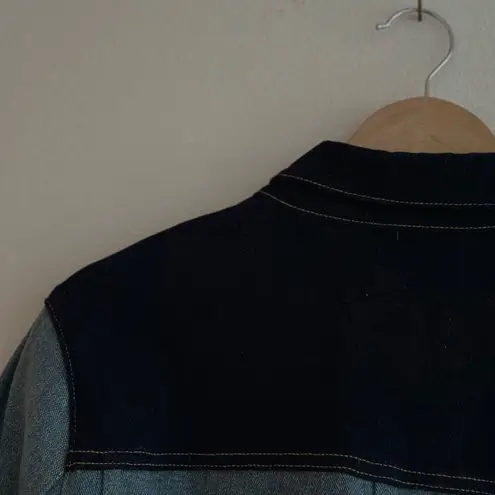 éTica Jett Boxy Crop Denim Jacket, Size Small