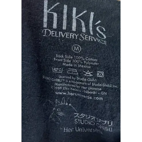 Kiki's Delivery Service Studio Ghibli Tombo Tank Top Medium Black Multicolor