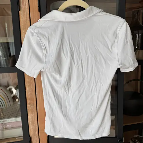 Vuori polo top Shirt Pose Fitted collar golf ribbed modal short sleeve