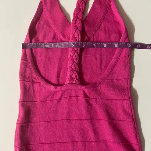 Arden B . Hot Pink Knit Bodycon Mini Dress Size XS GUC