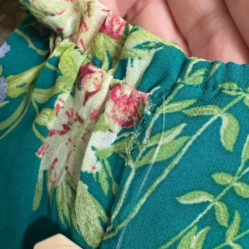 City Studio Teal Green Floral Printed Juniors Babydoll Mini Dress XXL NWT Size undefined