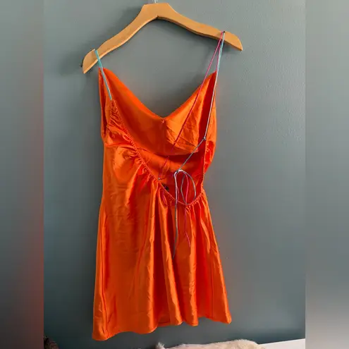 White Fox Boutique  Coming in Hot Orange Mini Dress