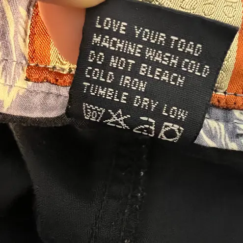 Horny Toad Straight Crop Capri Pants Size 8 Casual Outdoor Navy Blue