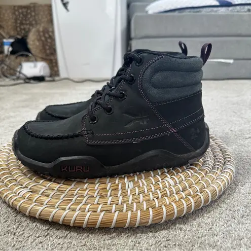 KURU Women’s Quest High Top Comfort Shoes Boots Outdoor Hiking in Black 7.5