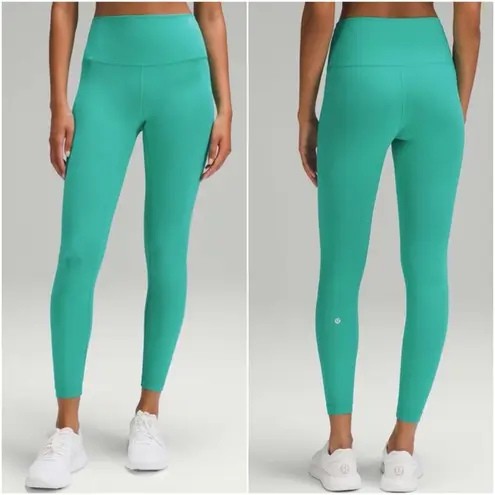 Lululemon  Wunder Train High-Rise Tight in Kelly Green Everlux fabric NWT 16