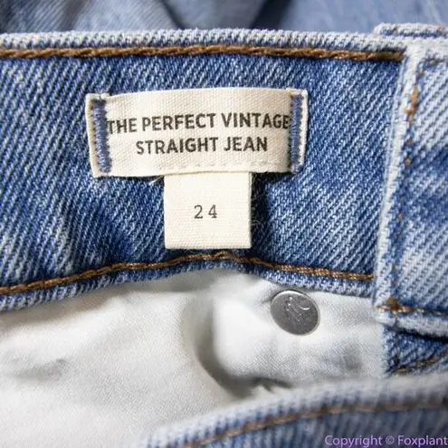 Madewell NEW  The Perfect Vintage Straight Jean‎ in Hoye Wash, 24