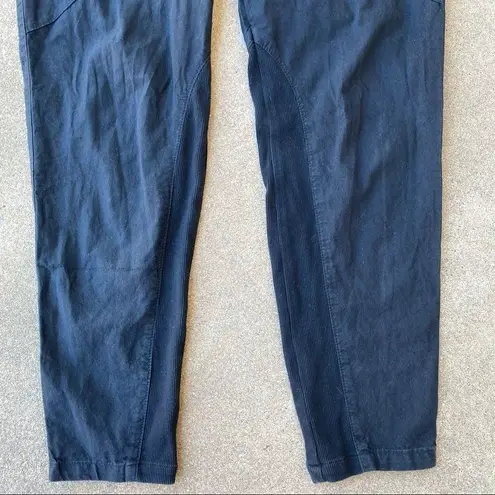 Prairie Underground Women’s Pants Slim Leg Ribbed Panel Black Size Small