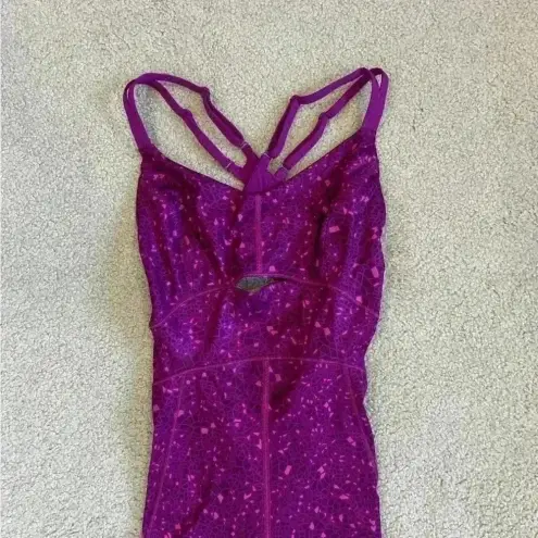 Lululemon  Purr-suit Onesie Paradise Geo Regal Plum Multi purple jumpsuit