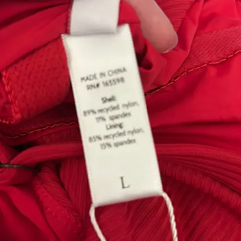 ANDIE Marco Rib One Piece swimsuit Flame Red size Large NWT