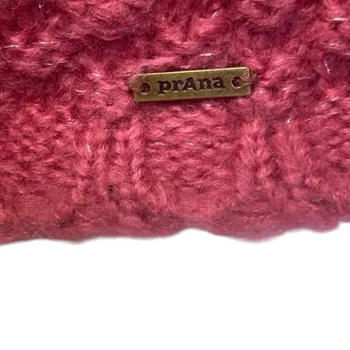 prAna NWT Pink Tan Infinity Neck Warmer Scarf Warm Casual Winter Snow Outdoor