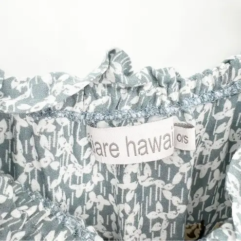 Tiare Hawaii Sage Off the Shoulder Maxi Dress OS