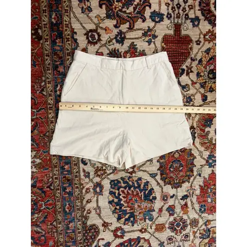 Sophie Rue Cotton Blend High Rise Shorts in Cream Women’s Size M