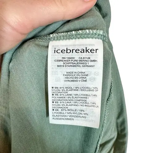 Icebreaker Cool Lite Merino Wool Yanni Skirt in Shale Green Size XS