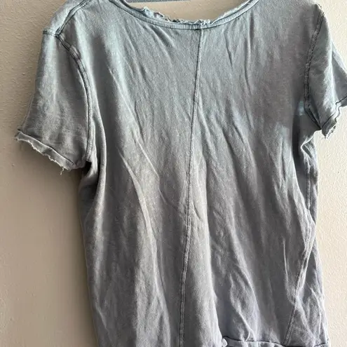 We The Free Free people  grey oversized relaxed shirt size medium.