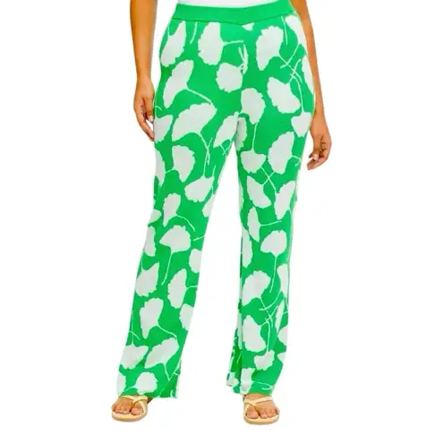Diane Von Furstenberg X Target Ginkgo Green Sweater Knit Wide Pants Sz XXL