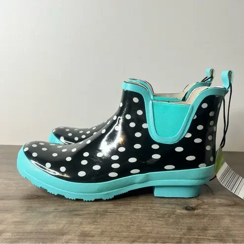 Gardenline Women's Teal and Black Boot Size 10 #B1301