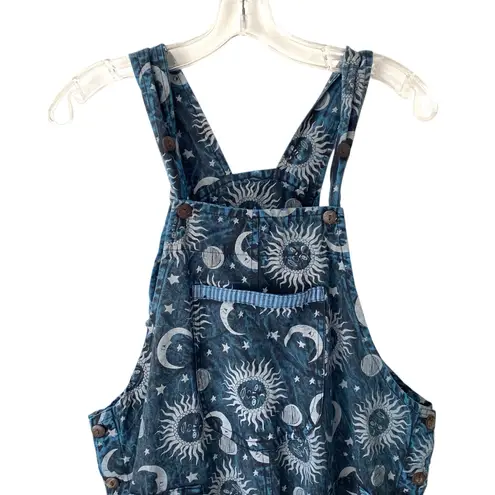 Rising International SunMoon Blue Cotton Overalls size small
