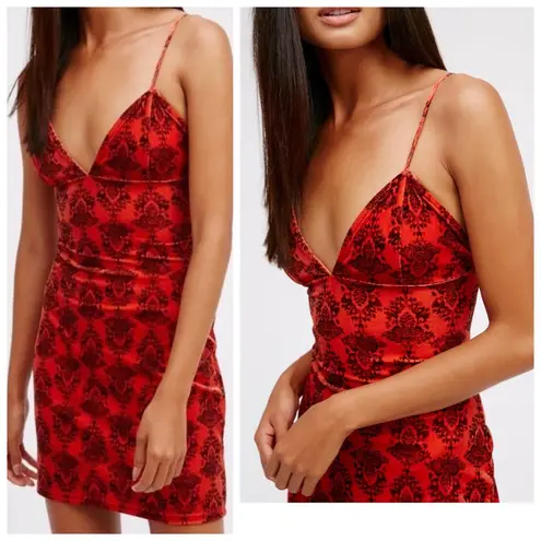 Free People  • say it twice velvet slip dress