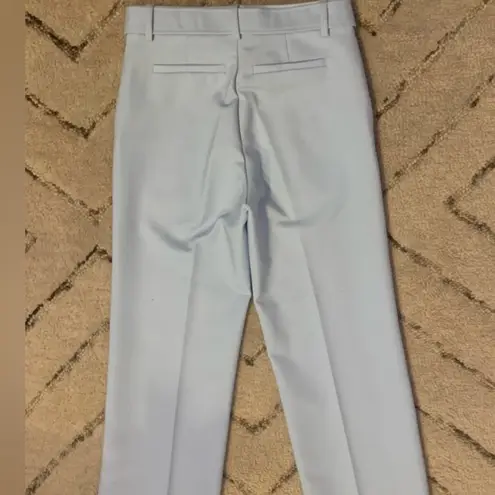 Derek Lam COPY - Crosby Light Blue Wide-Leg Cropped Pants