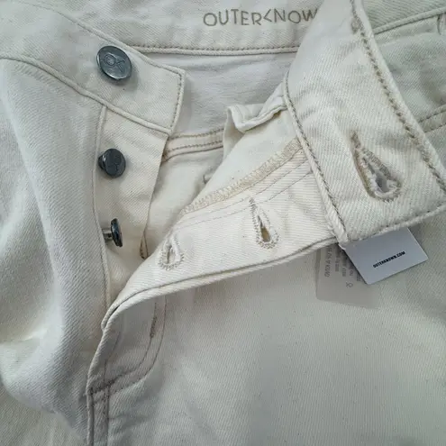 Outerknown S.E.A. Fillmore Boyfriend Jeans SZ 27 NWT Salt Organic Cotton Stretch