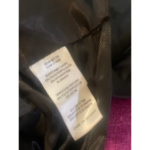 Vintage Y2K TO THE MAX Tuxedo Halter Crop Top Vest Backless Black Size Large L