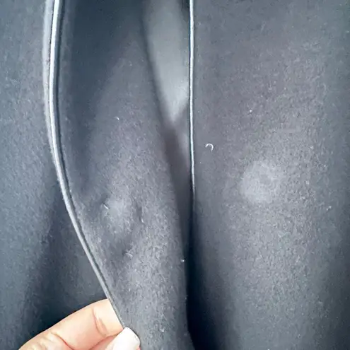 Fleurette Black Cashmere Vintage Union USA Hidden Magnetic Closure Overcoat 8