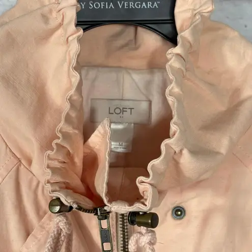 Loft  Women's Medium Peach Lightweight Utility Jacket - Image 5