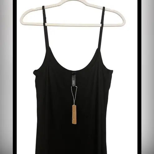 SKIMS NWT black ribbed Soft Lounge Long Slip Dress size 4XL