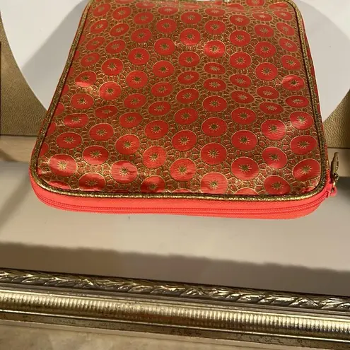 Stephanie Johnson Pink and Gold iPad Tablet Sleeve Like New